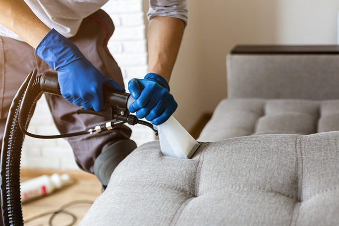upholstery cleaning is one of SaraCares cleaning services